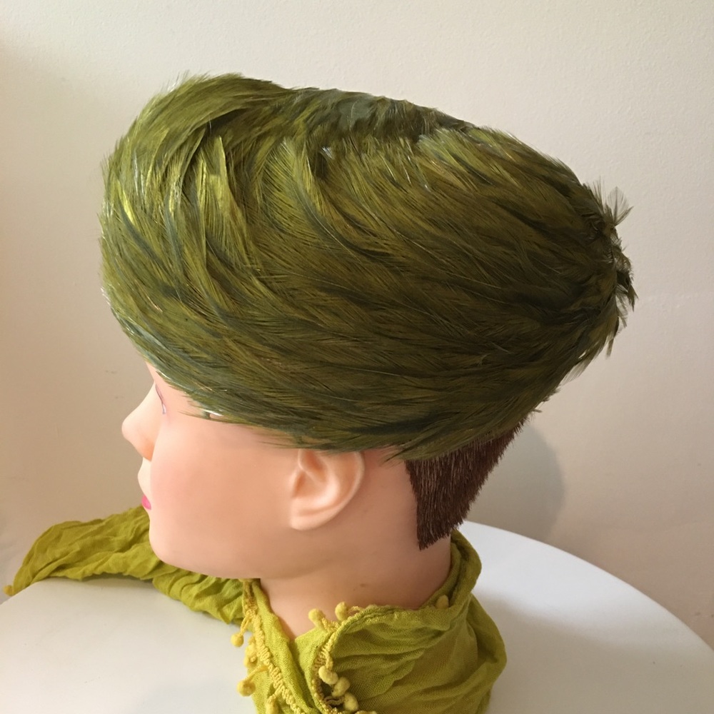 Gorgeous feathered vintage hat